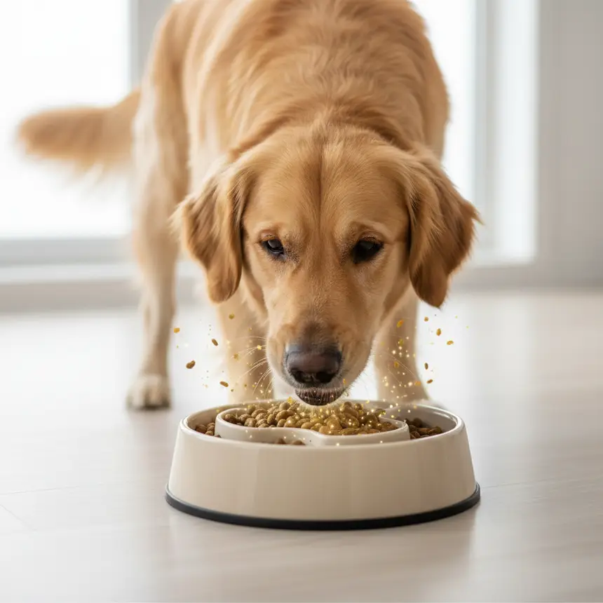 Dog slow feeder
