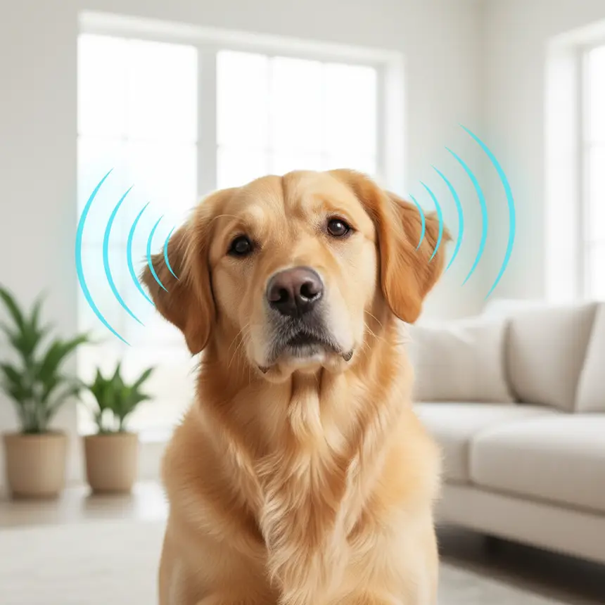Healthy dog ear