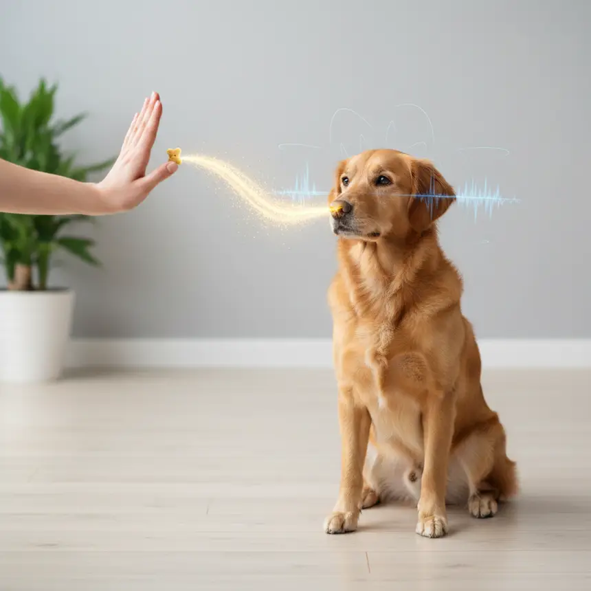 Dog stay training method