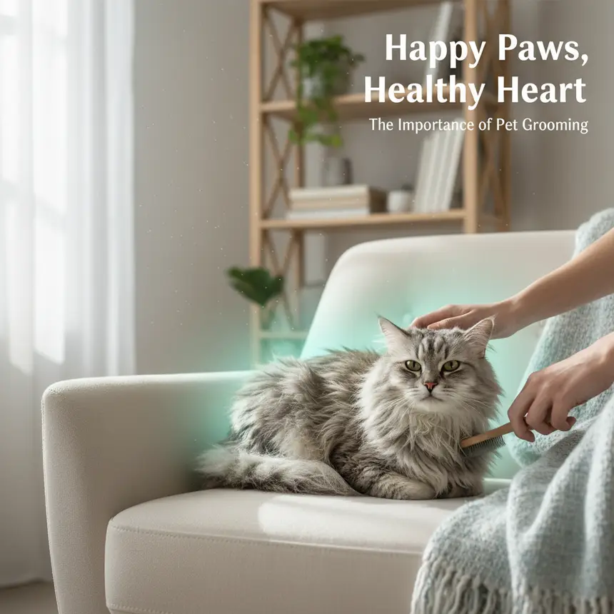 Matted cat fur