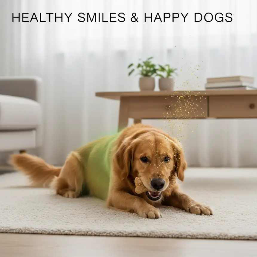 dog oral health chews, canine dental care