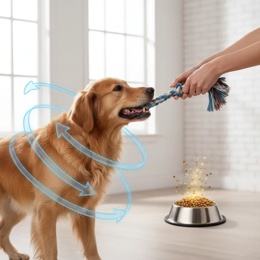 Dog diet, increased activity