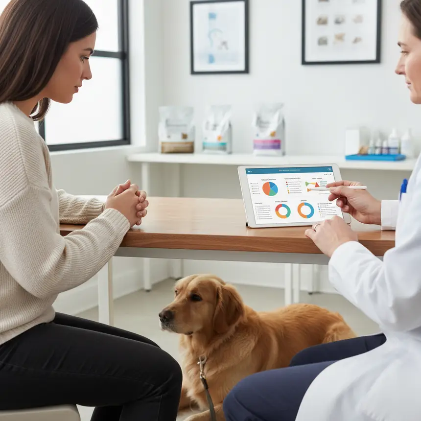 Veterinary consultation, raw feeding precautions