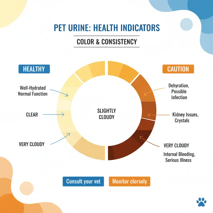 Pet urine indicators