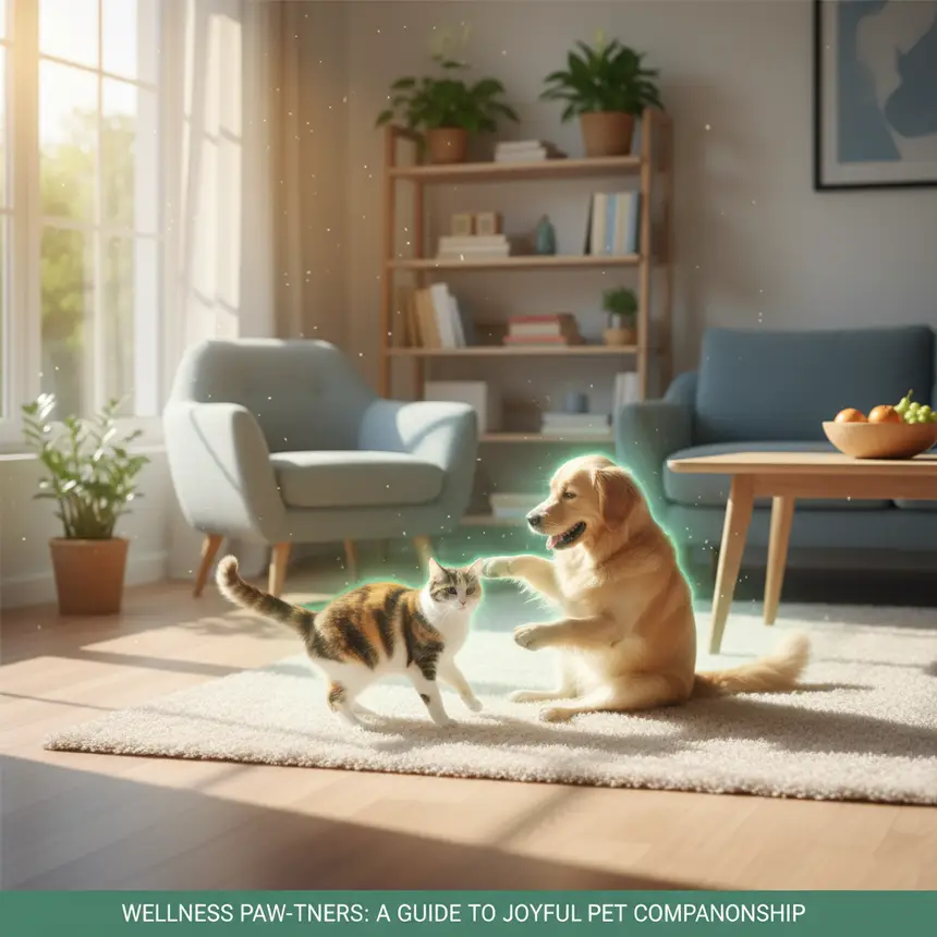 Happy pet companionship