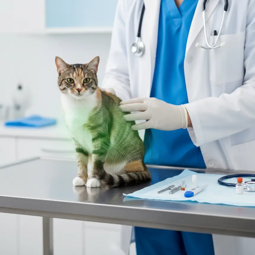 Cat health check-up