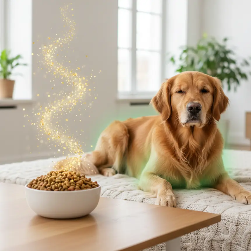 Nutritional food, healthy dog