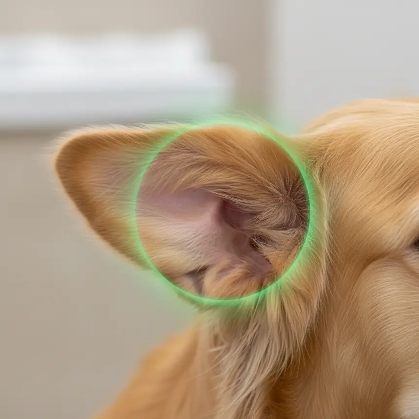 healthy dog ear