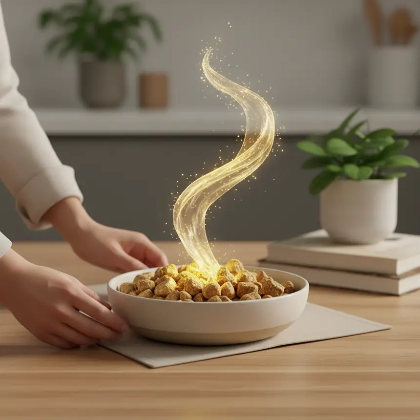 Nutritious freeze-dried food, fresh ingredients