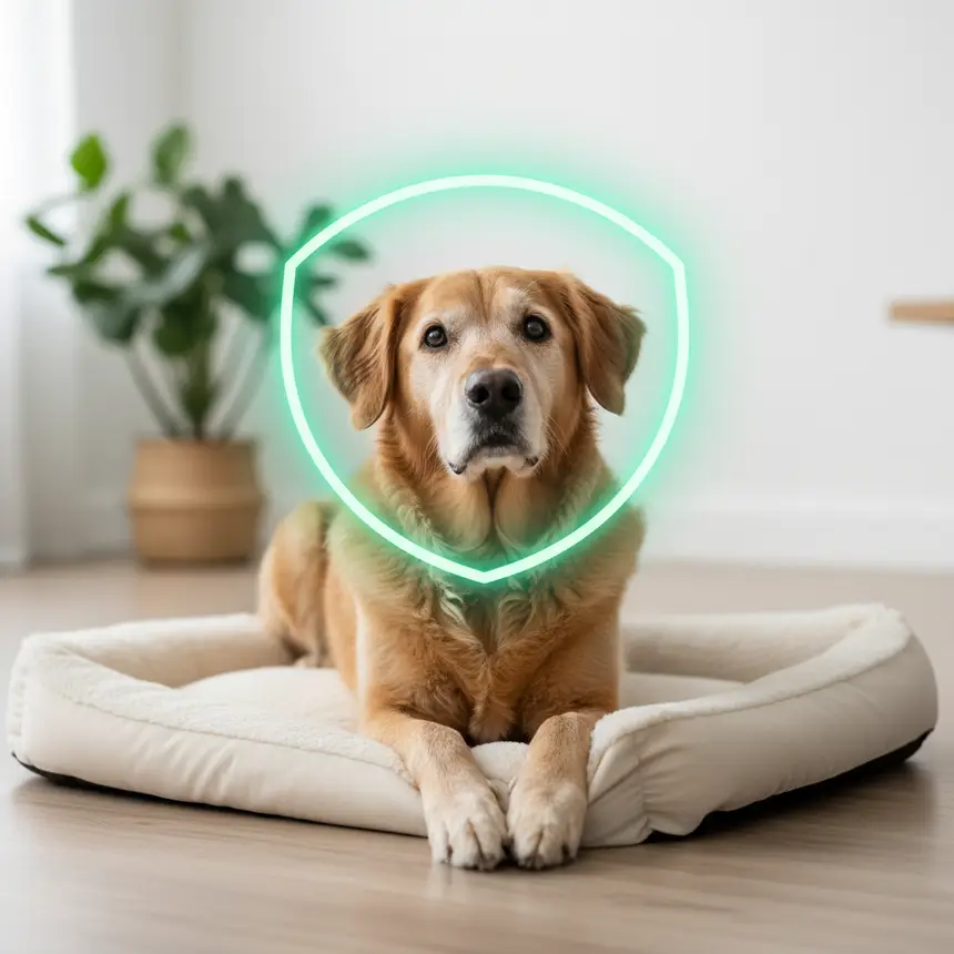 Large senior dog health