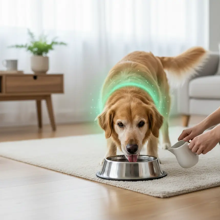 Pet health habits, senior dog care