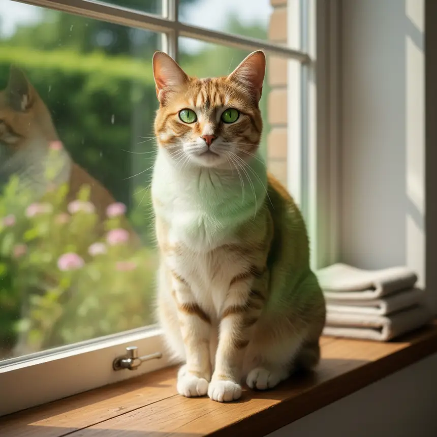 Vibrant cat, senior cat health, cat care