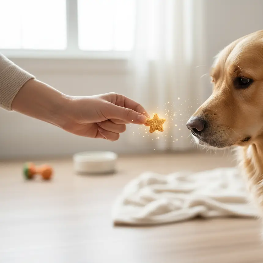 Treat luring training