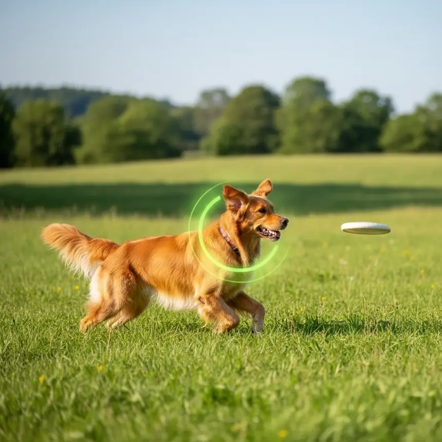 Healthy happy dog