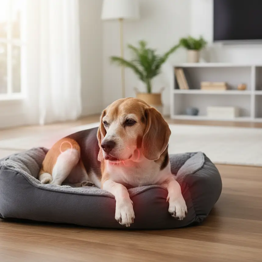 Senior dog joint dental issues