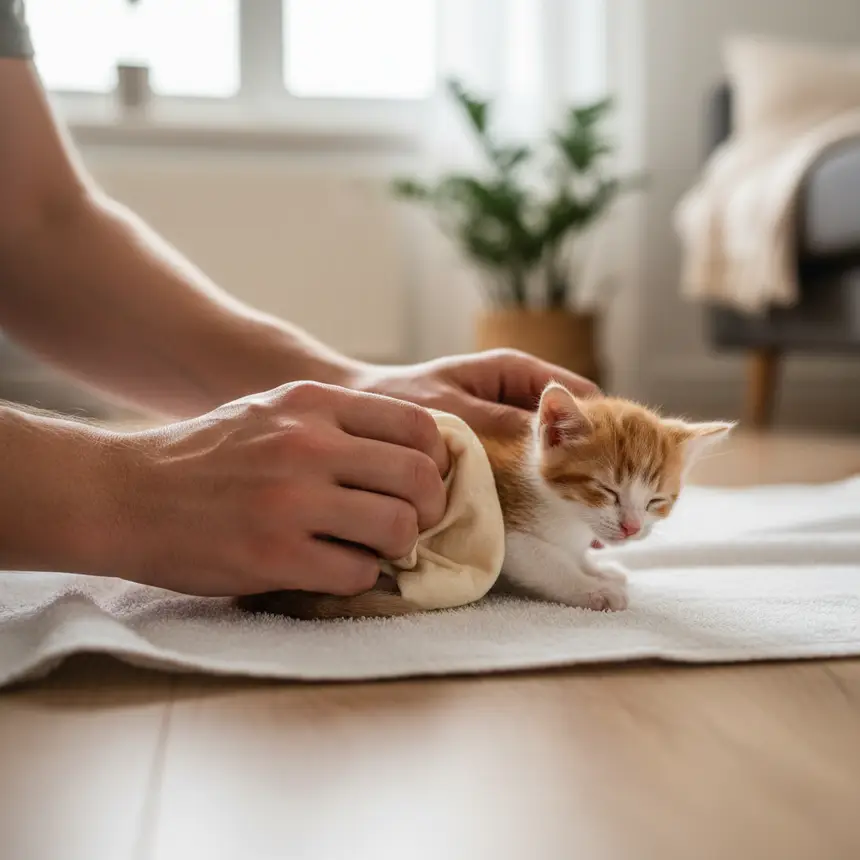 Kitten elimination assistance steps