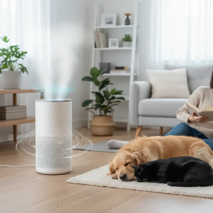 Air purification principles, pollutant removal