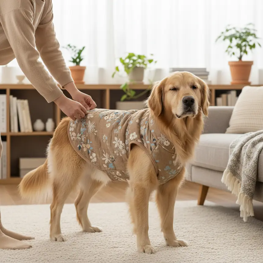 Pet garment fitting care