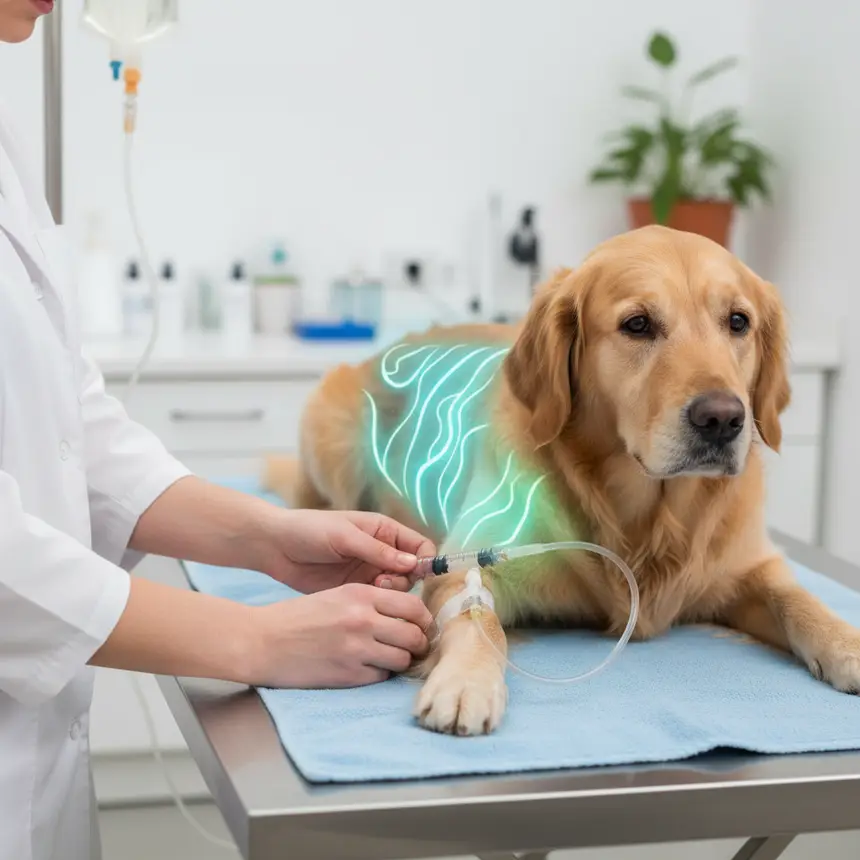 Dog fluid therapy