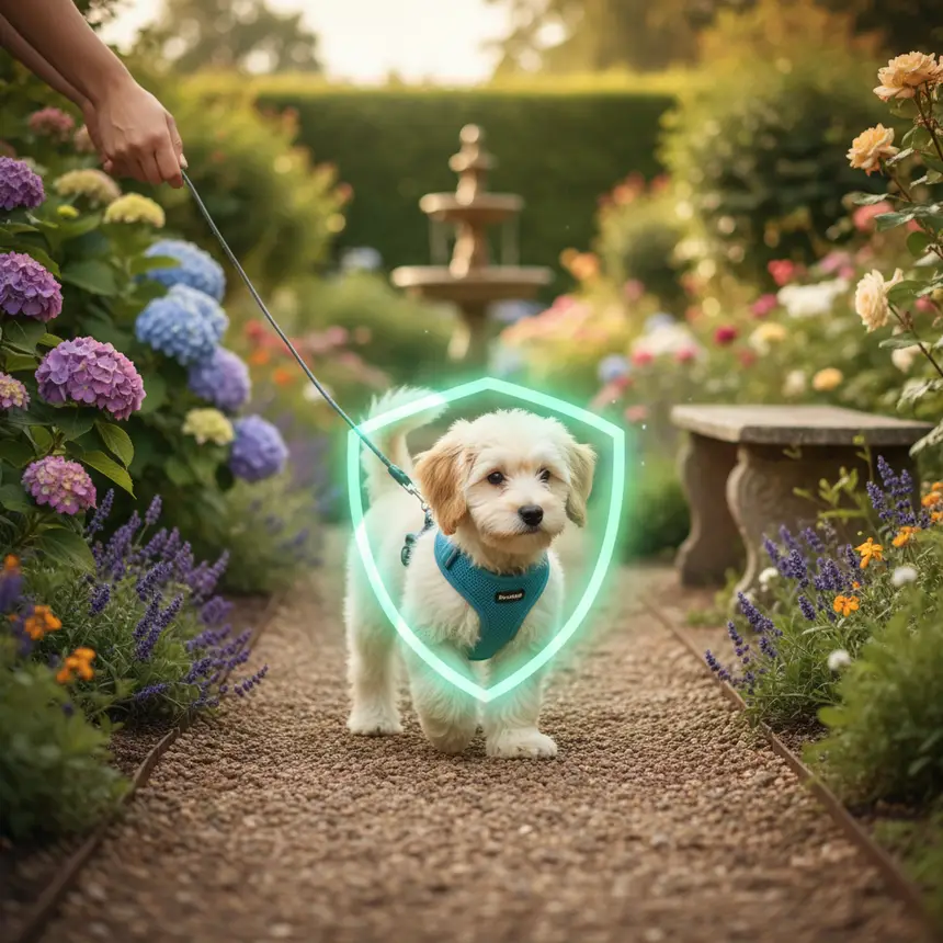 Dog harness maintenance