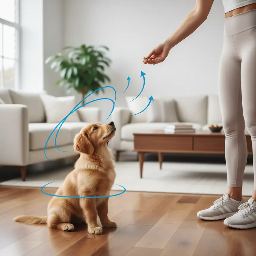 puppy focus training visuals
