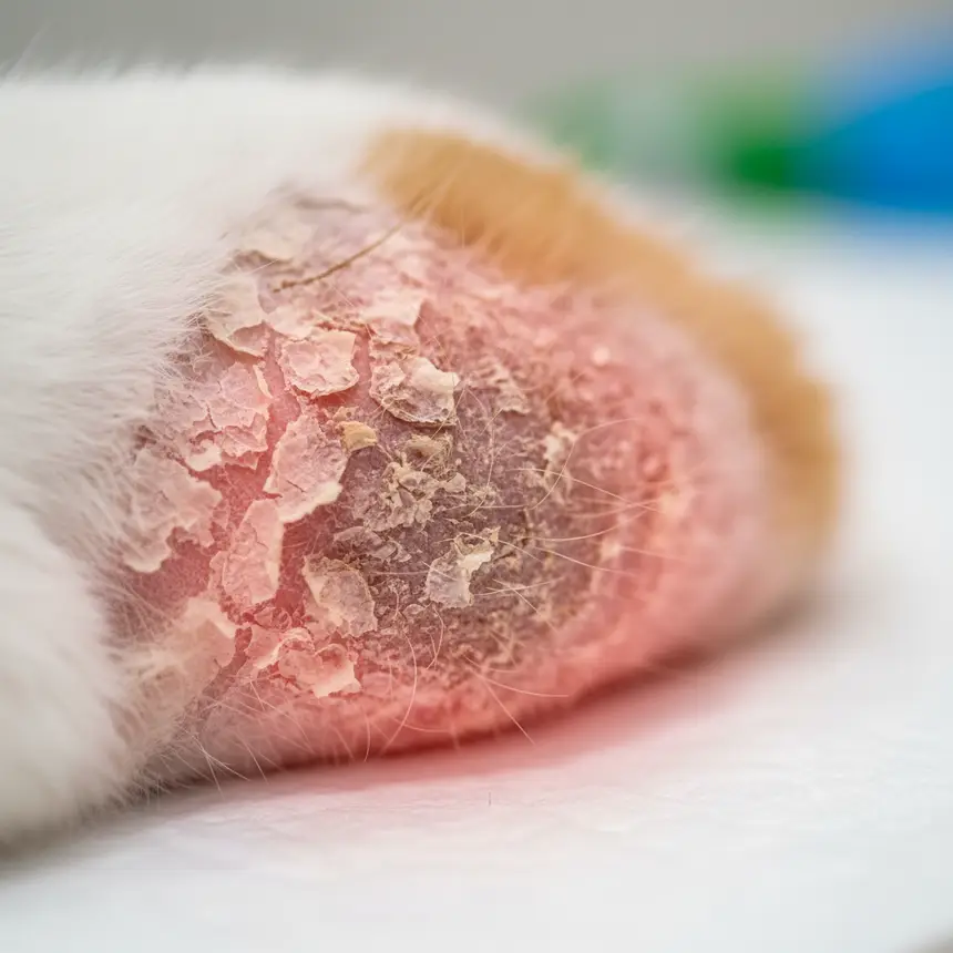 cat skin inflammation