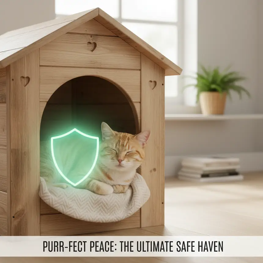 safe cat vertical space