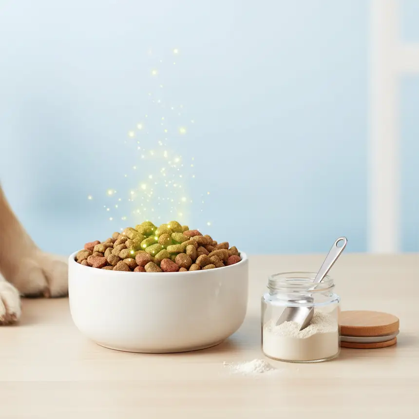 Healthy dog food and supplements