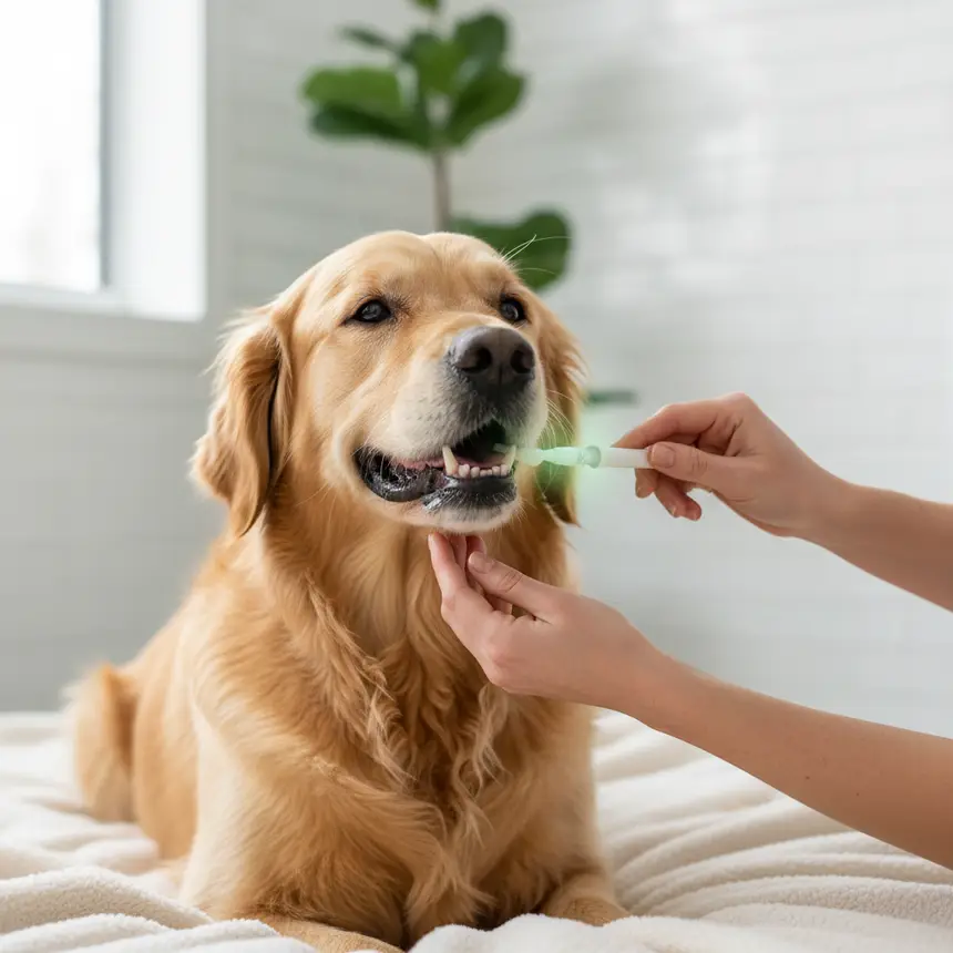 Stress-free dog dental