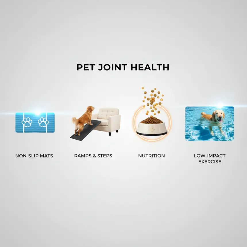 Dog joint care infographic